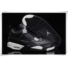 Air Jordan 4 Retro balck/white Men Shoes AAA