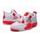 Air Jordan 4 Retro white/red A.A.A