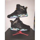 Air Jordan 6 Retro Men Shoes black/lt.green AAAA