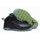 Air Jordan 10 Retro black/lt.green A.A.A