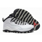 Air Jordan 10 Retro white/black-grey A.A.A