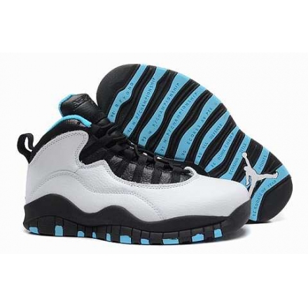 Air Jordan 10 Retro white/black-sky.blue A.A.A