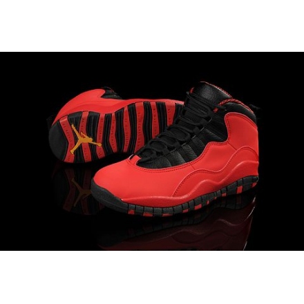 Air Jordan 10 retro red/black A.A.A