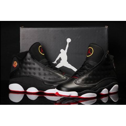 Air Jordan 13 black/white-red Retro A.A.A