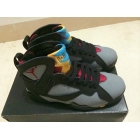 Air Jordan 7 Retero Men shoes grey/black-red AAAAA